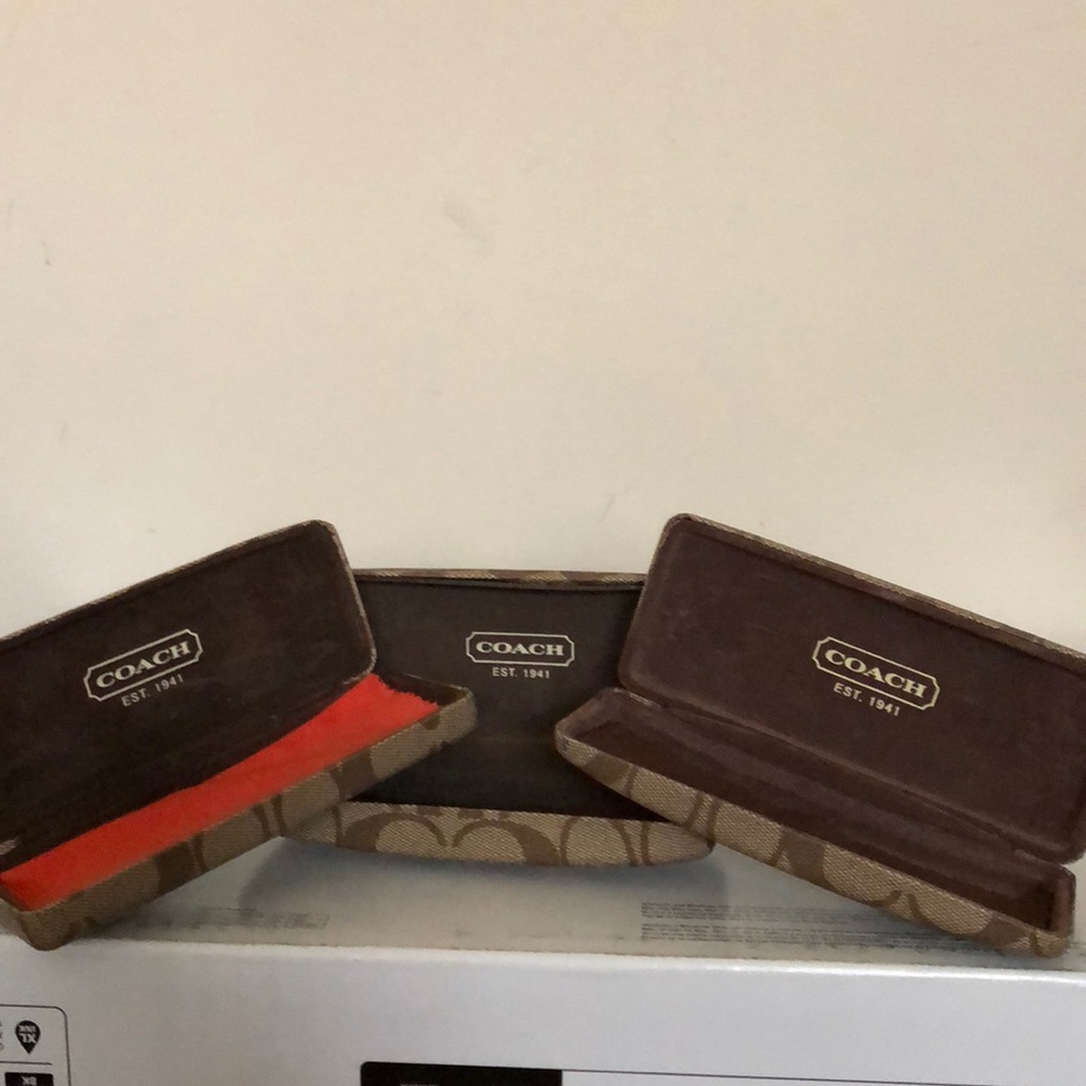 Coach eyeglass or sunglass case “bundled”